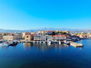 Fototapeta premium habour of Chania, Crete, Greece