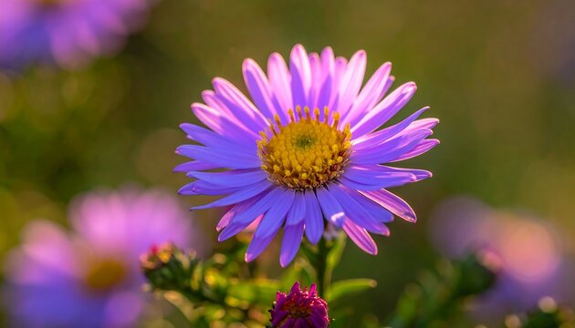 Close-up of a vibrant purple flower (2)