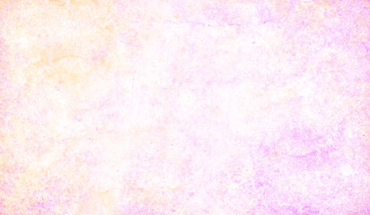 Abstract purple and pink watercolor texture background with an old vintage paper pattern on an aged, blank canvas.