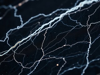 Delicate Light Trails Dance Across a Dark Textured Canvas