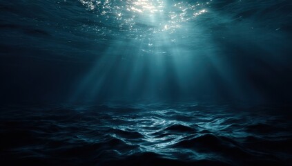 Underwater scene with sunlight beams (24)