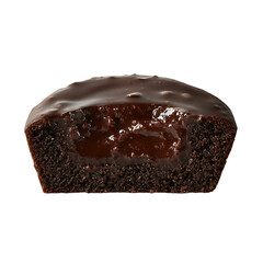 Decadent Chocolate Cupcake with Rich Filling and Smooth Glaze