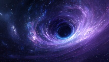 A swirling galaxy with a central black hole (1)