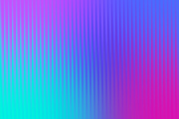 Futuristic abstract background with vertical ribbed texture and a vibrant gradient of purple, blue, and cyan, evoking a sense of technology