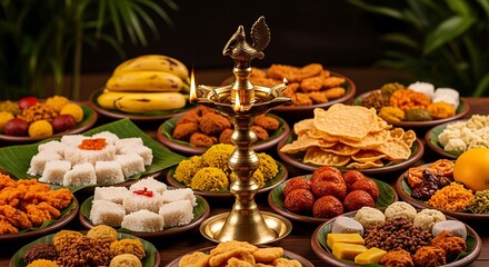 Onam feast Kerala sweets  snacks.