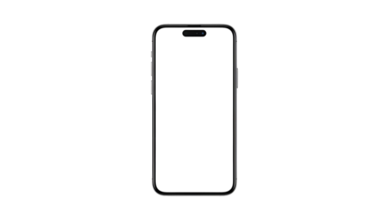Sleek Modern Smartphone with Blank Screen for App Design.