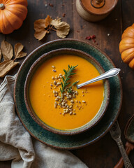 Pumpkin cream soup