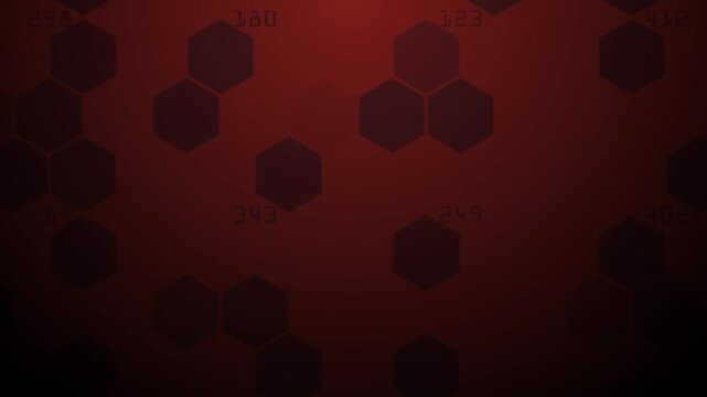 Abstract red background with a geometric soccer ball pattern - Powered by Adobe