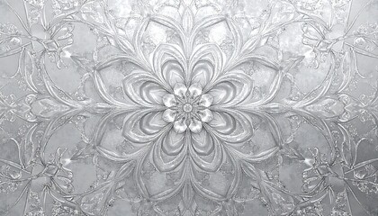 Intricate floral mandala design