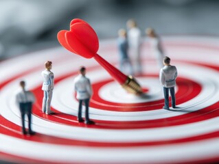 Target and business strategy planning with teamwork and leadership in planning, project management, data analysis and marketing performance to goal setting in business strategy