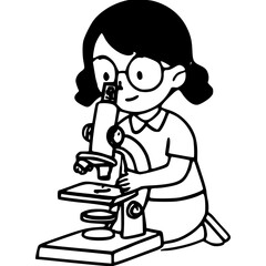Girl Lab Icon