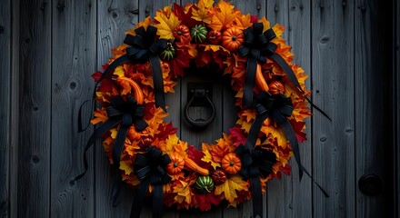 Halloween Autumn Wreath Decoration