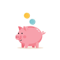 Cute Pink Piggy Bank