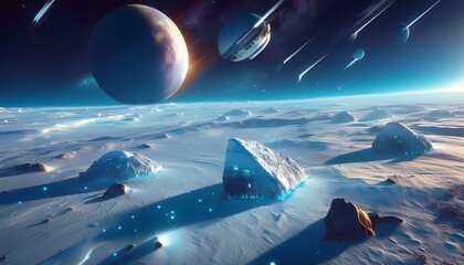 kuiper belt ice and meteorites