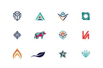 AI Clean Modern Logo Bundle for Branding, Startups, and Agencies