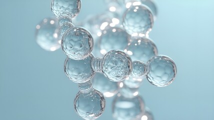 Abstract Representation of a Water Molecule.