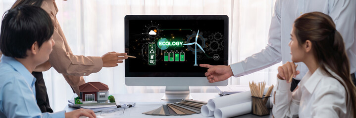 Computer Software Leading the Way in Green Business strategy and Sustainability, promoting...