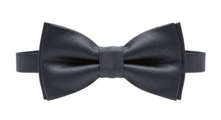 Classic groom bow tie isolated on a transparent background, perfect for wedding themes, formal wear designs, and elegant celebration decorations.
