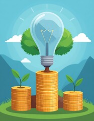 Investment in ideas, financial growth, environmental sustainability