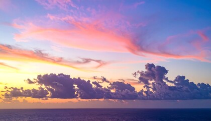 Fototapeta premium Stunning sunset over the ocean