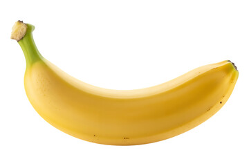 Ripe Yellow Banana: Close-up Studio Shot of Fresh Fruit