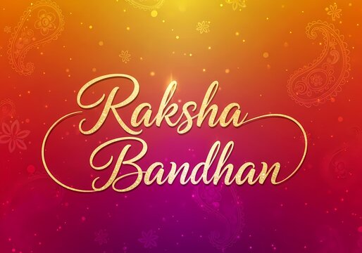 Raksha Bandhan celebration design with festive patterns for greeting cards and posters