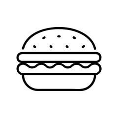 hamburger vector illustration