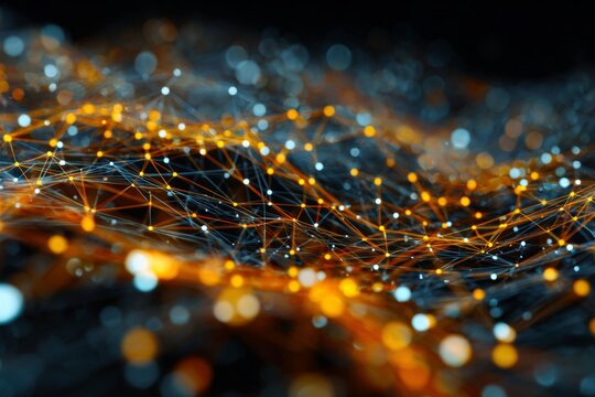 Unlocking possibilities with data-driven science and ai solutions. Tech ecosystem. Big data technology transforming data science with ai analysis. Connected systems. Ai web.