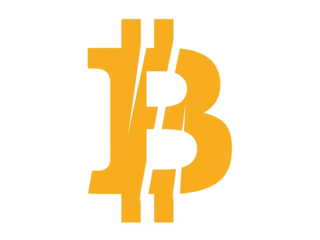 Golden bitcoin symbol representing digital currency, wealth, innovation, technology, finance, power, security, investment, and value