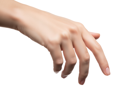 Delicate female hand with graceful fingers extended, symbolizing elegance, expression, fragility, connection, gesture, and beauty