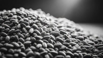 Obraz premium Pile of grains close up