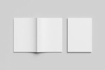 Blank A4 Magazine Cover