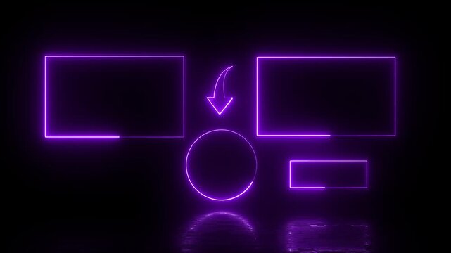 Blue and Golden neon end screen. Subscribe button and outro for gaming and video channels Youtube End screen Outro Card subscribe to my channel