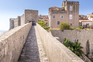 Naklejka premium View of the old town of Dubrovnik, Croatia
