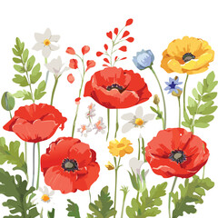 Fototapeta premium seamless floral pattern