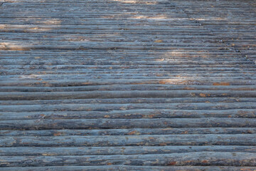Wooden beams. Wooden background. Wood beam texture.
