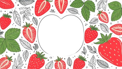 Strawberry frame design