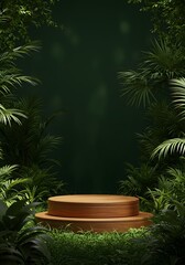 Obraz premium Solid dark green background with subtle texture, versatile for graphic overlays, product photography, or nature-inspired designs in high-demand stock imagery
