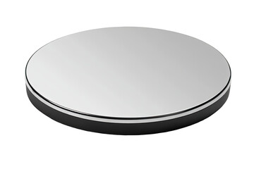 White round display stand, studio shot, mockup, product presentation