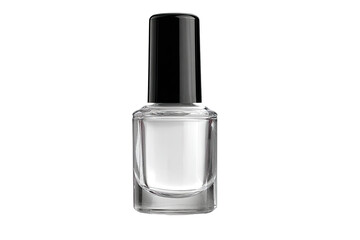 Clear nail polish bottle