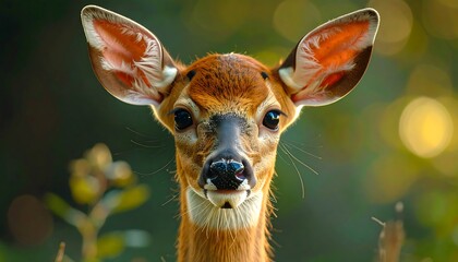 Close-up of a young deer