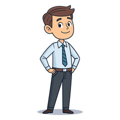 Whimsical Cartoon Occupations and Characters Illustrations