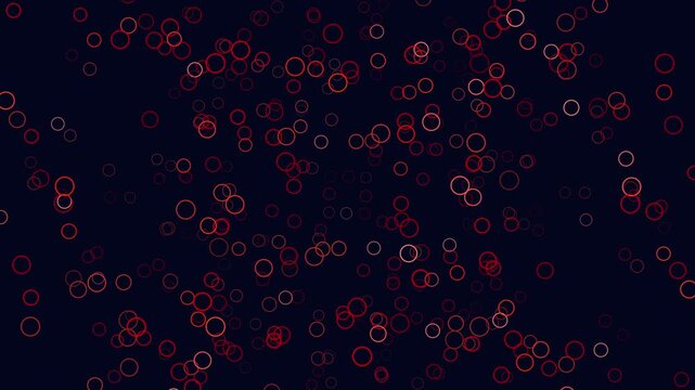 An image featuring a repetitive pattern of red circles against a black backdrop, suitable for aesthetic purposes or as a design constituent in various projects