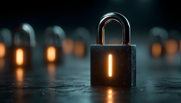 cyber security - Vorhängeschloss, Generative AI