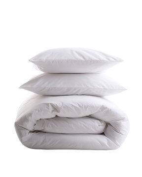 White duvet cover and pillow set