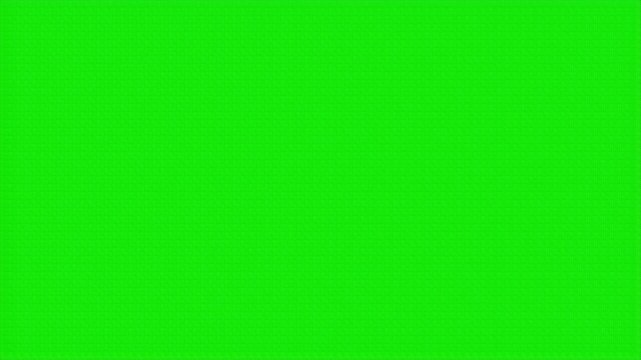 Close-up of industrial shutter door with green screen opening for chroma key video editing