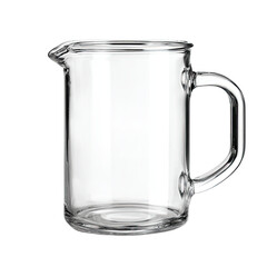 Clear glass pitcher with handle (4)