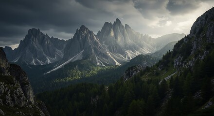 Fototapeta premium panorama of the mountains