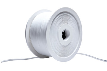 White thread spool, close-up