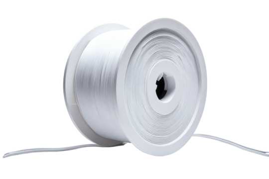 White thread spool, close-up